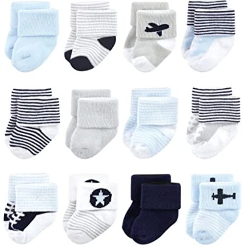 Luvable Friends Unisex Baby Newborn and Baby Terry Socks