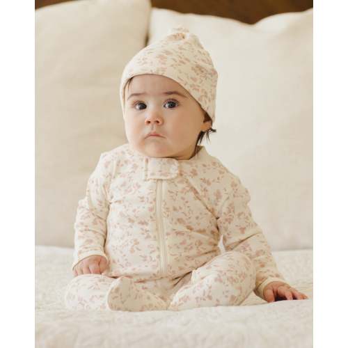 Zip Long Sleeve Sleeper Footie || French Garden – Quincy Mae