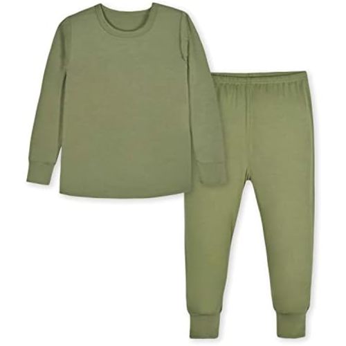 Gerber Unisex Baby Toddler Buttery Soft 2-Piece Snug Fit Pajamas with Viscose Made from Eucalyptus