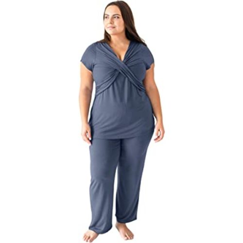 Kindred Bravely Davy Ultra Soft Maternity & Nursing Pajamas Sleepwear Set