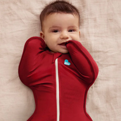 Swaddle Up™ 1.0 TOG Cotton Maroon