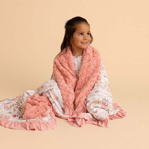 Janey Minky Ruffled Luxe Patoo® Blanket