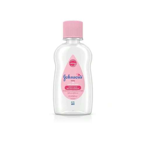 Johnson's Baby Oil, Pure Mineral Oil To Prevent Moisture Loss For Newborn,, And Adults, Gentle And Soothing Baby Massage Oil, Dry Skin Relief, Hypoallergenic, Original Scent, 3 Fl. Oz