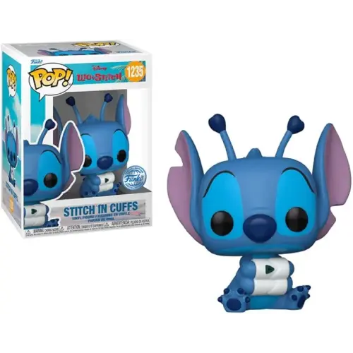 Funko Lilo & Stitch Pop! Disney Vinyl Stitch in Cuffs Figure 9cm