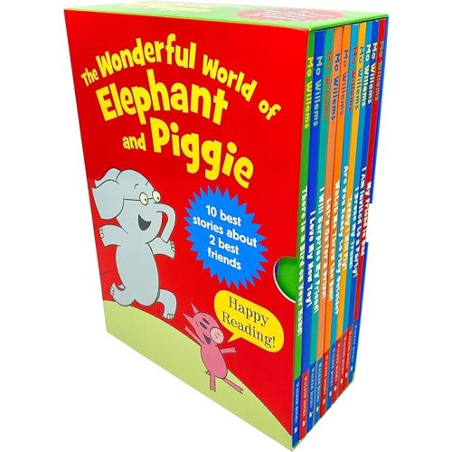 The Wonderful World of Elephant & Piggie Series 10 Books Collection Box Set by Mo Willems Paperback – January 1, 2021