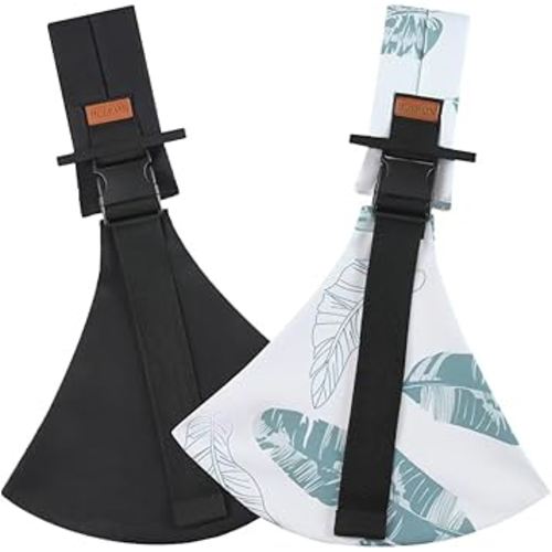 2 Packs Toddler Carrier,Baby Sling Carrier,Baby Sling,Lightweight, Portable, Ergonomic-Designed, Travel-Friendly, Secure & Safe Baby Carriers(Black+Nature)