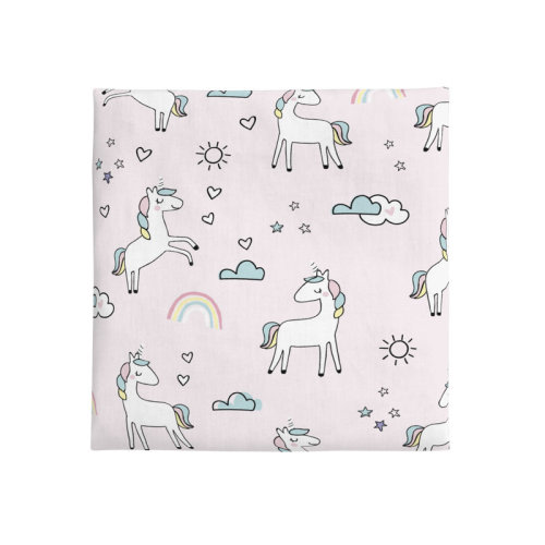 Harriet Bee NoJo Unicorn Nursery River Ridge Mini Crib Fitted Sheet | Wayfair