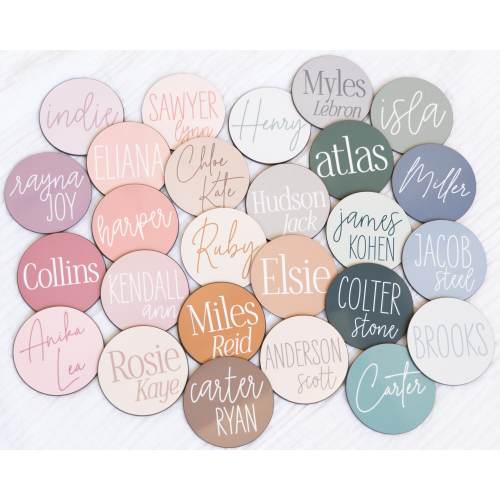 Baby name sign 3.5"