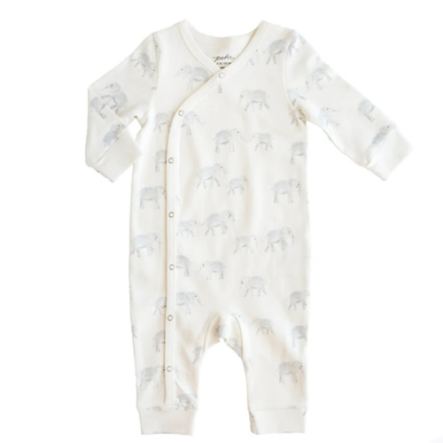 Kimono Romper Follow Me Elephant 0-3 mos.