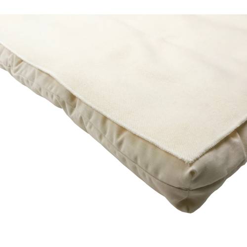 Size: 28x15          Wool Puddle Pad Rectangle Shape -Mattress Protection - Custom-Made Size and Shape for Moses Basket, Bassinet, Cradle, Crib, Cot, Co Sleeper
