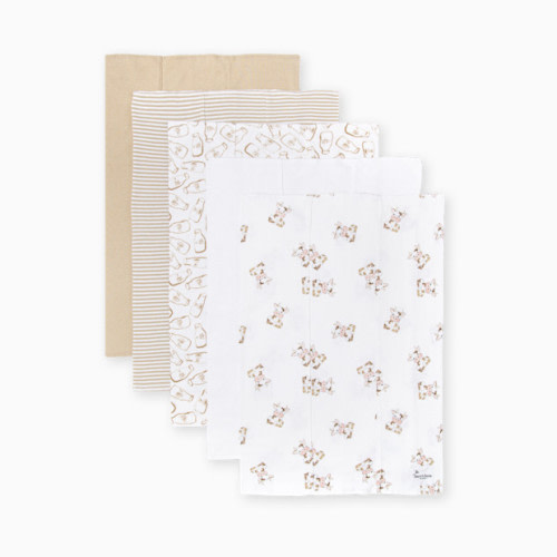 Burt's Bees Baby Organic Burp Cloth (5 Pack) - Cow