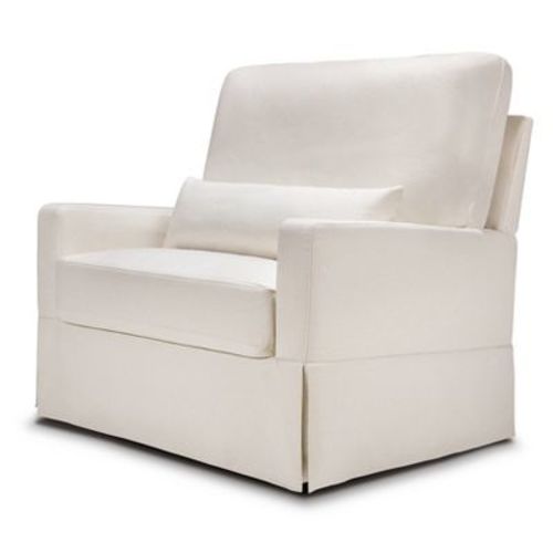 Namesake Crawford Chair and a Half Pillowback Swivel Glider