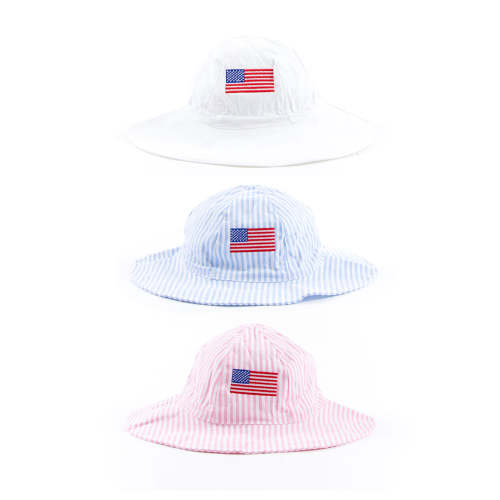 Flag Stripe Baby Sun Hat