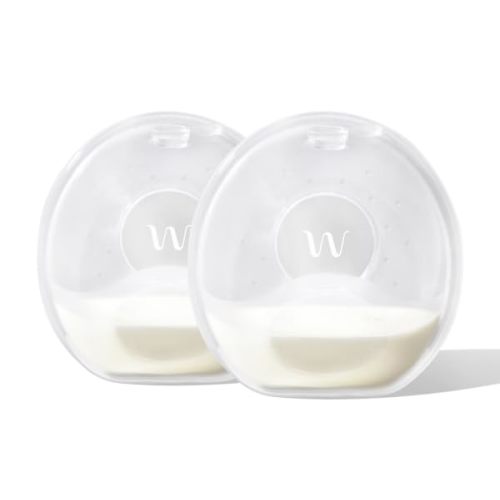 Willow Catch-All Milk Cups, 2 Pack, Wearable Milk Collector for Nursing Moms; Breast Shells for Milk Collection and Protects Sensitive Nipples, Made from BPA-Free and Food-Safe Silicone