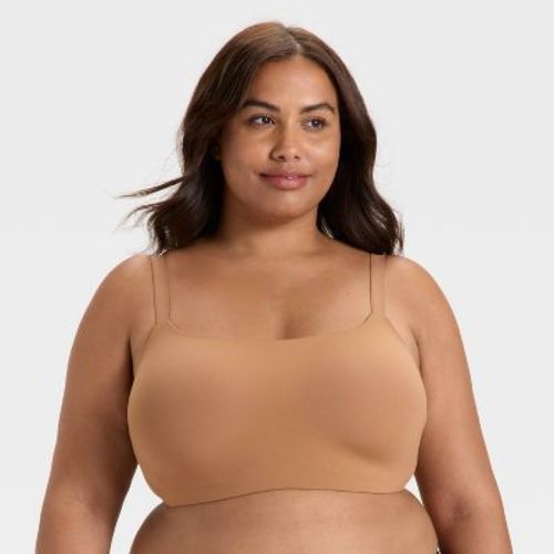 Women's Luxury Collection Luxe Stretch Lightly Lined Scoop Bralette - Auden™ Brown XXL
