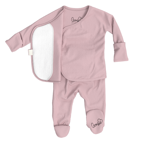 Footie - Peony – Bonsie Skin to Skin Babywear