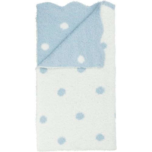 Mud Pie Kids' Blue Dot Chenille Blanket