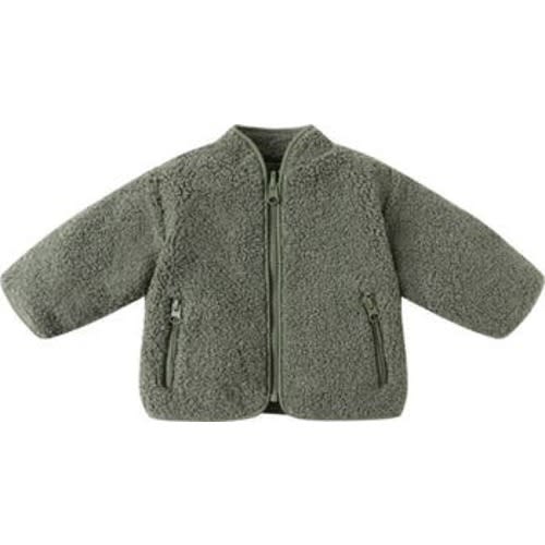 Faux Shearling Zip Jacket, 6-12M