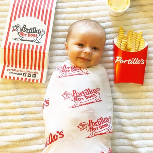 Portillo's Baby Swaddle Blanket | Portillo's
