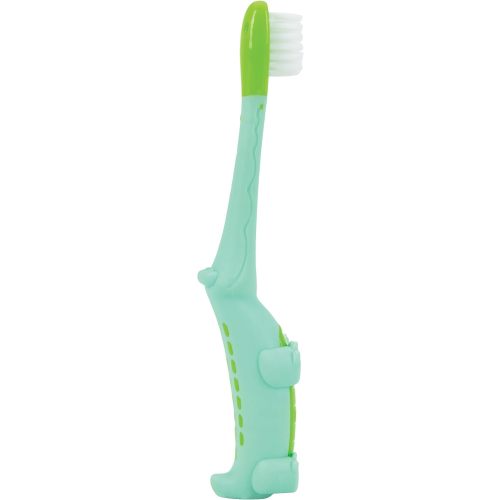 Dr. Talbot's Toddler Training Toothbrush - Soft Toddler Toothbrush for Kids - 6+ Months - Alligator