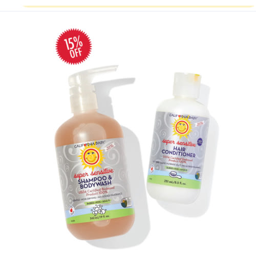 (No Fragrance) Super Sensitive™ Shampoo + Conditioner Bundle