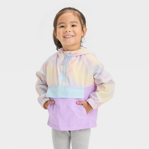 Toddler Girls' Lined Anorak Jacket - Cat & Jack™, Color: Purple, Size: 18M