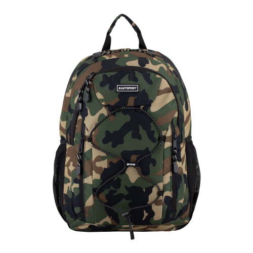 Eastsport Unisex Axis Sport 18.5" Bungee Backpack, Army Camo