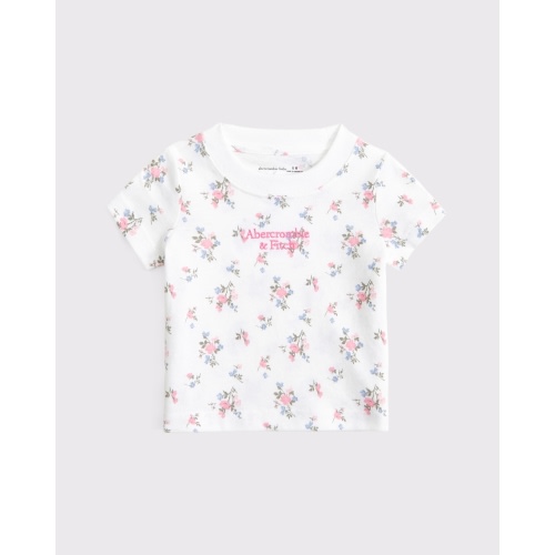 baby essential logo crew tee