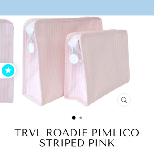 TRVL Roadie Pimlico Striped Pink