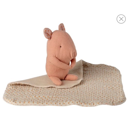 Lullaby friends, Pig, Mini - Rose - Maileg USA