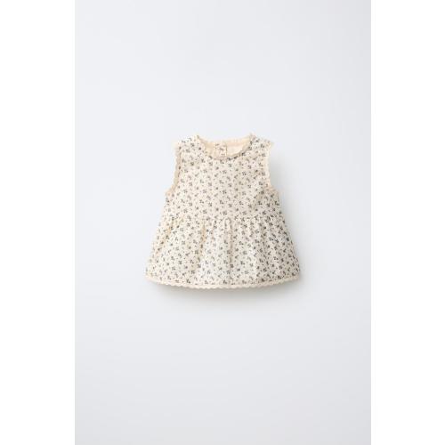 FLORAL BLOUSE - Ecru | ZARA United States