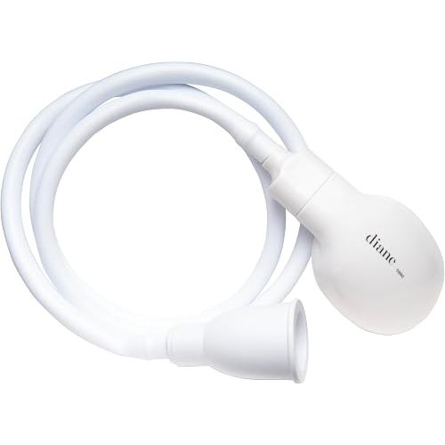Diane Portable Shampoo Sink Spray Hose for Salon or Home, 41.5 Inch Sink Attachment with Nozzle for Hair Washing, Baby & Pet Baths, Fits Most Standard Faucets, White, 1" Diameter