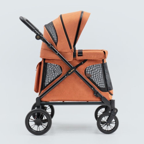 Q1 Wagon Stroller – Foldable All-Terrain Stroller Wagon for Toddlers, Baby & Kids with Canopy – Familidoo Products Corp
