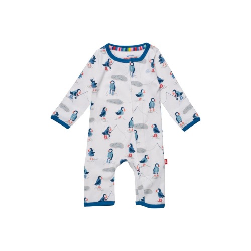 Magnetic Me Stud Puffin Organic Cotton Magnetic Coverall | Nordstromrack