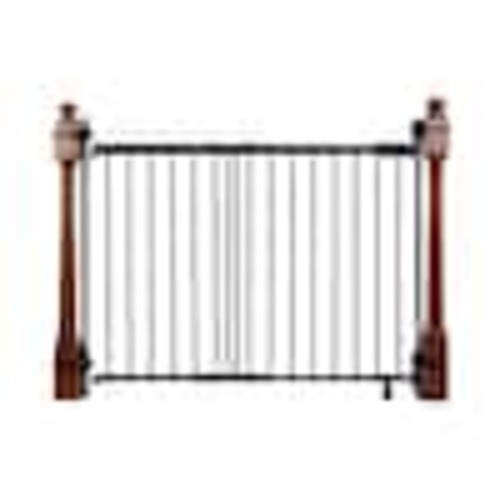 INGENUITY The Stairway+ 46W Series Pet and Baby Gate, Openings 31 in. - 46 in. Wide, 32.5 in. Tall-Black 17171-000-000-01-R