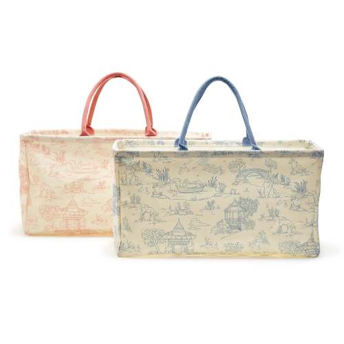 Toile Carry All Tote