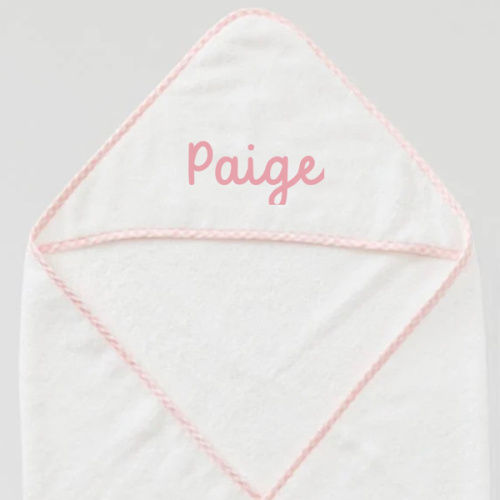 Baby Shower Bundle (7 pieces) Light Pink Gingham on White