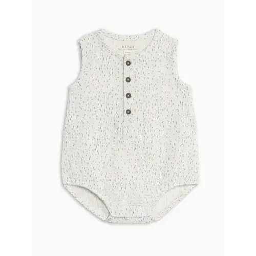 Bowie Muslin Bubble Romper