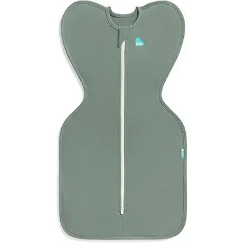 Love to Dream Swaddle UP, Baby Sleep Sack, Self-Soothing Swaddles for Newborns, Improves Sleep, Snug Fit Helps Calm Startle Reflex, New Born Essentials for Baby, 1.0 TOG, 5-8.5 lbs, Deep Olive