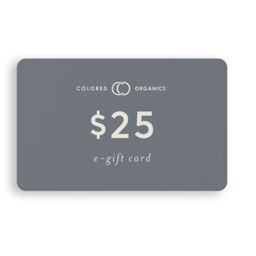 Colored Organic E-Gift Card