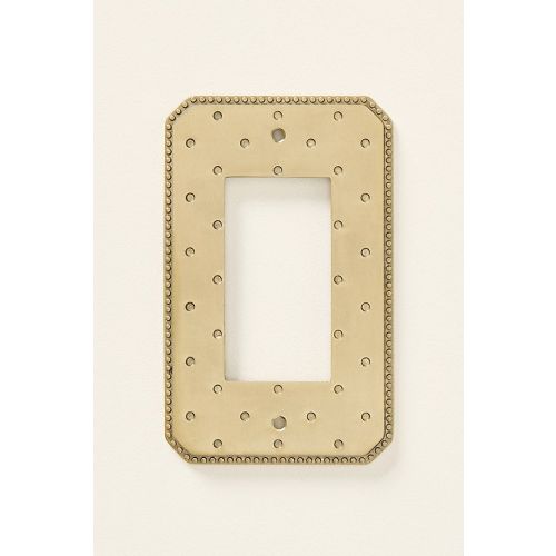 Joanie Etched Metal Floral Switch Plate