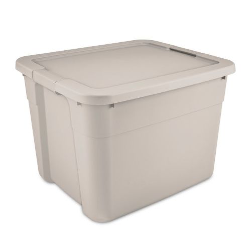 20gal Latching Storage Tote Creamy Chai - Brightroom™