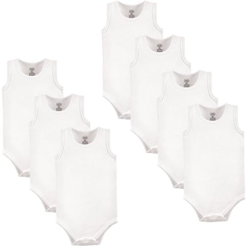 Luvable Friends Unisex Baby Cotton Sleeveless Bodysuits