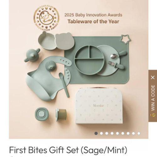 First Bites Gift Set (Sage/Mint)