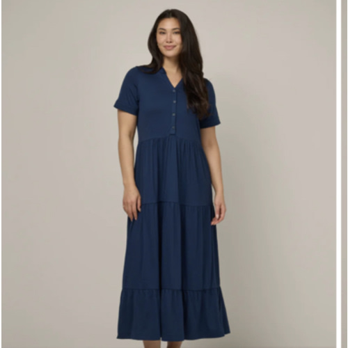 Emma Merino Wool Maxi Dress - Rosewood – Emma Maxi Dress | wool&