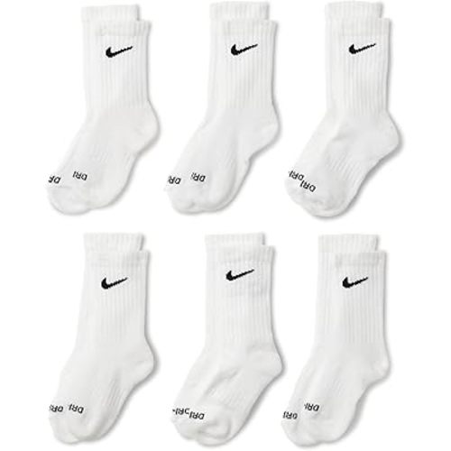 Amazon.com: Nike Dri-Fit Performance Basic Crew (Toddler/Little Kid) White 5-7 (10 Toddler-3 Little Kid) : Clothing, Shoes & Jewelry