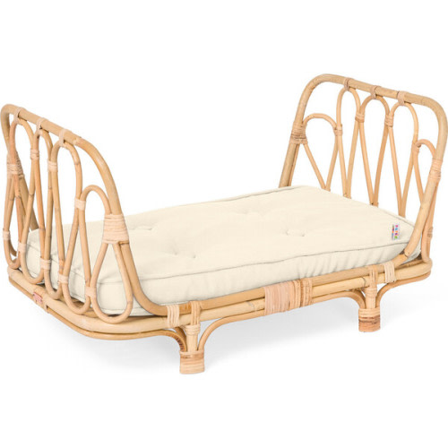 Doll Daybed, White - Poppie | Maisonette