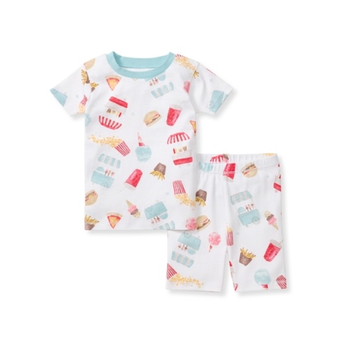 Game Day Eats Organic Cotton Kids Pajamas