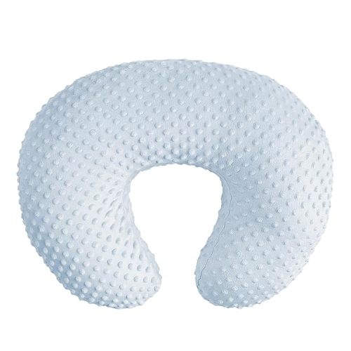 OWLOWLA Nursing Pillow Cover, Breastfeeding Pillow Slipcover Fits Nursing Pillow for Baby Boy Girl(Baby Blue)