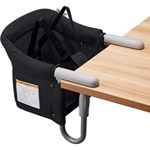 Hook On Chair, VEEYOO Clip On High Chair Folding Fast Table Chair with Storage Bag, Portable Baby Feeding Seat Attach to Table for Home and Travel